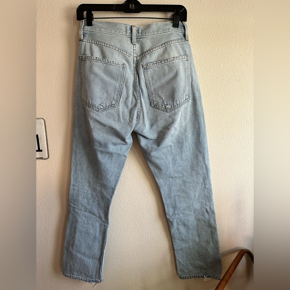 AGOLDE | Riley Ripped Crop Jeans - Picture 3 of 8